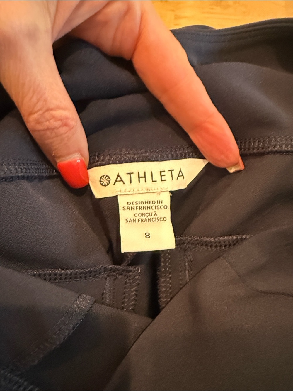 Athleta Endless High Rise Pants in Navy - Picture 2 of 8